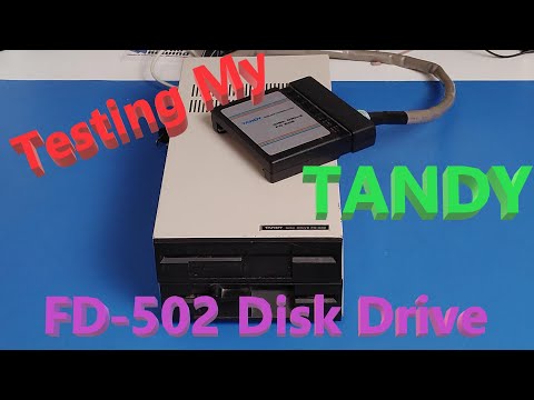 Testing My Tandy FD-502 Disk Drive