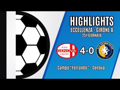 GENOVA CALCIO - VOLTRESE 4-0 | ECCELLENZA | 25ª GIORNATA | 23/03/2025