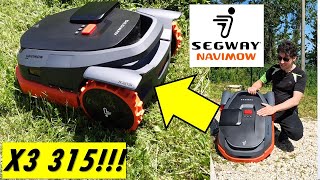 SEGWAY NAVIMOW X3 robot tagliaerba senza filo perimetrale recensione unboxing robot tosaerba RTK AI
