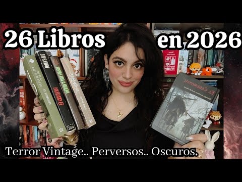 26 Libros en 2026 📚 TBR ❤️ Terror vintage, thrillers oscuros y lecturas perversas 😶🌫️