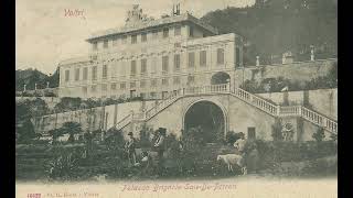 Voltri _ villa Duchessa di Galliera di ieri (anni '60) e di oggi (2023)