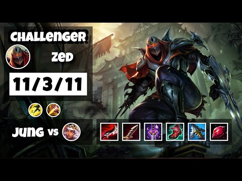 Zed Jungle S11 11.18 Challenger Replay (11/3/11) - EU