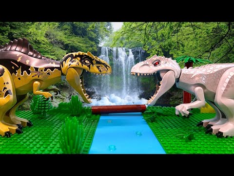 Indominus Rex vs Giganotosaurus | Lego Jurassic World | Stop Motion