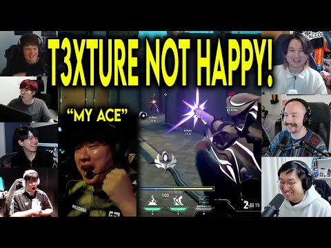 Valorant Streamers Reacts To GENG T3xture NOT HAPPY After His Teammates Stole His ACE Against Varrel