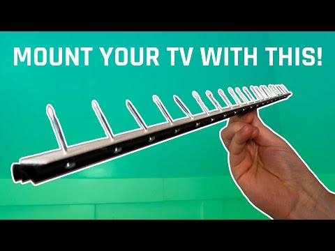YouTube video about: How to mount tv on wall without drilling?