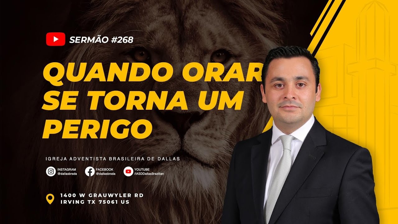 Sermão #268 | Quando orar se torna um perigo — Pr. Manolo Damasio