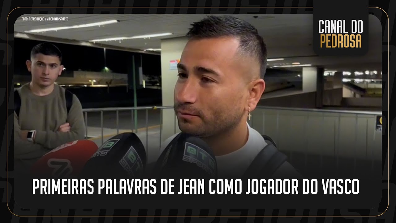JEAN FALA PELA PRIMEIRA VEZ COMO JOGADOR DO VASCO I MARATONA DE JOGOS COM O ATHLETICO E MUITO MAIS
