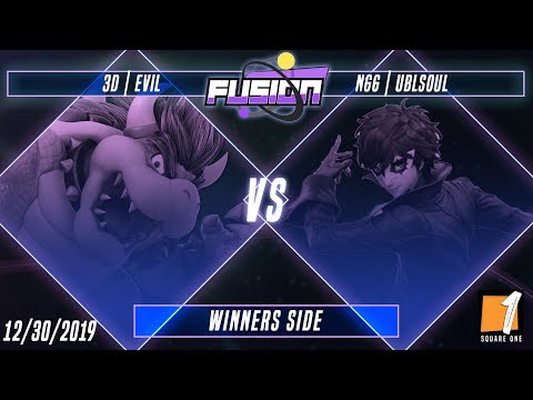 Fusion #4 - 3D | Evil (Bowser) Vs. NGG | UBLSoul (Joker) - Winners Side - Smash Ultimate