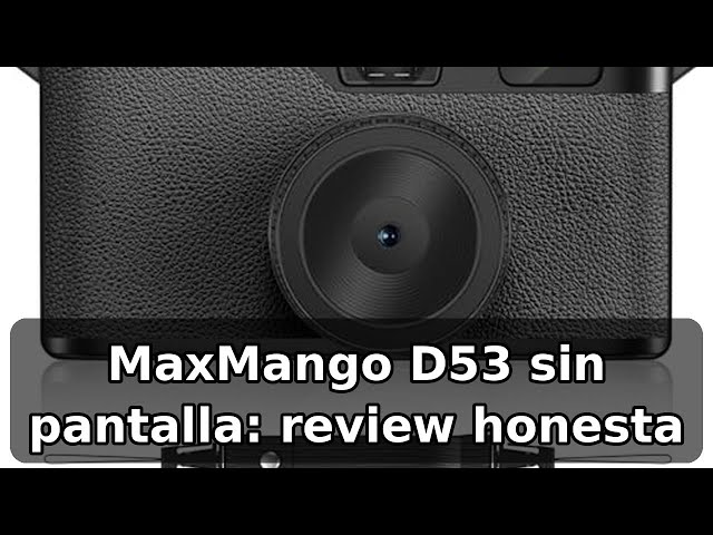Vídeo relacionado con Maxmango D53 Cámara Digital de Estilo Retro sin Pantalla, 12 MP Filtros DIY, Cámara Digital compacta sin Pantalla con Tarjeta SD de 8 GB para 4000 Fotos (Verde)