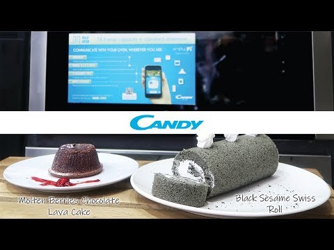Candy x Dine Inn - Molten Berries Chocolate Lava Cake & Black Sesame Swiss Roll
