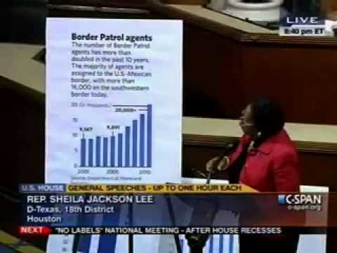 Rep. Sheila Jackson Lee on Comprehensive Immigration Reform