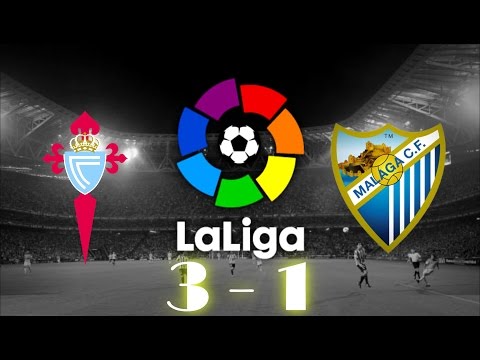 Celta Vigo vs Malaga 3-1 _ All Goals - La Liga 08/01/2017 HD