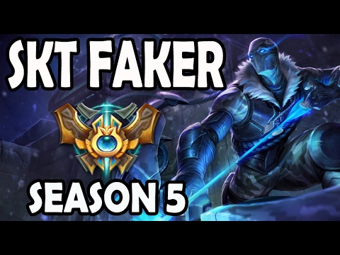 SKT T1 Faker Varus vs Jinx ADC Ranked Challenger Korea