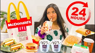 I only ate MCDONALD'S for 24 HOURS Challenge | Food Challenge | Ananya Gupta