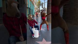 I played drums in LA then a dancing sloth came out of nowhere