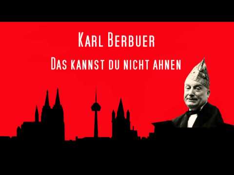 Das kannst du nicht ahnen - Karl Berbuer (1938)