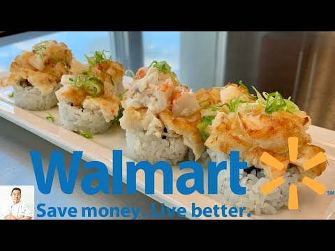 Walmart Sushi Challenge | Making Gourmet Sushi On A Budget