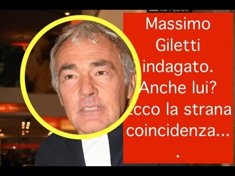 Massimo Giletti indagato. Anche lui? Ecco la strana coincidenza....