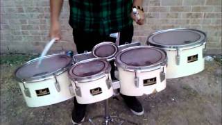 Milby drumline quint player (Victor Sanchez)