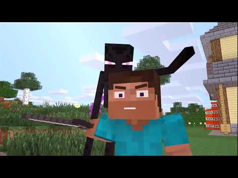 CrazyDek! The Enderman life 2   Minecraft animation