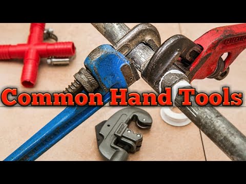 Common Hand Tools Used In Plumber