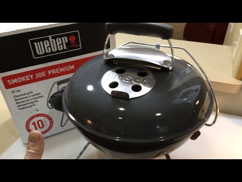 Weber Smokey Joe Premium / Awesome Gray! From Europe,  With A Tour Of The SJ Collection!