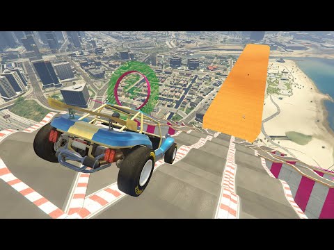 FINAL DE RISA!! - MEGA RAMPA INCREIBLE!! - CARRERA (GTA V ONLINE) - Kosi023