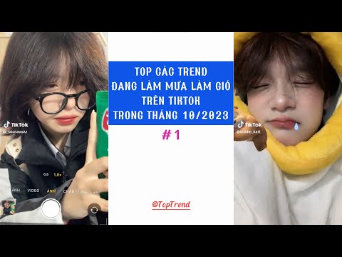 🌈 TOP CÁC TREND '' ĐANG LÀM MƯA LÀM GIÓ '' TRÊN TIKTOK TRONG THÁNG 10/2023 | P1 | Top Trend