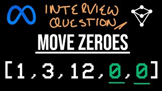 YouTube video 'Move Zeroes - LeetCode 283 - JavaScript'