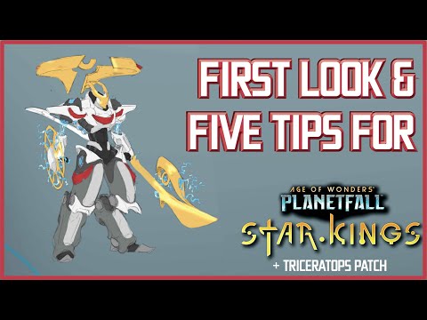 Age of Wonders: Planetfall | 5 Tips for playing Star Kings + Triceratops Patch
