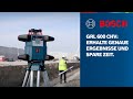 Bosch PRO Rotationslaser GRL 600 CHV, 1 x Akku ProCORE18V 4.0Ah Video