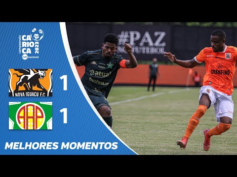 NOVA IGUAÇU 1 x 1 PORTUGUESA - MELHORES MOMENTOS - CARIOCÃO BETNACIONAL 2023