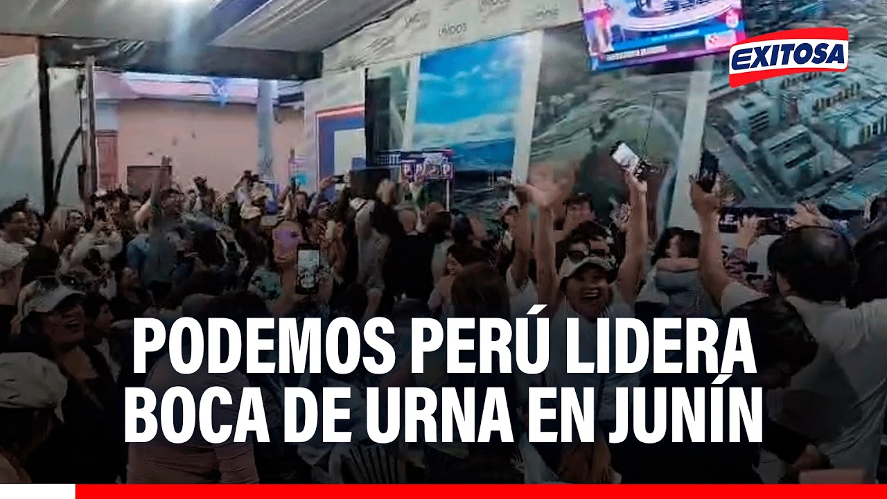 🔴🔵 Podemos Perú lidera boca de urna en Junín: Fernando Orihuela volvería a ser gobernador regional