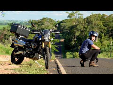 Explorei a pé um distrito de uma pequena cidade e visitei Jaci-SP | Pequenas viagens de Scrambler 4K