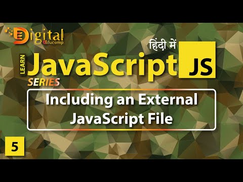 5 Including External Javascript File Into Html Document Javascript Tutorial In Hindi