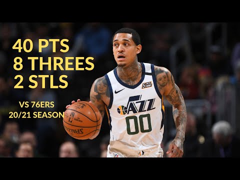 Jordan Clarkson 40 Pts 8 Threes 2 Stls Highlights vs Philadelphia 76ers | NBA 20/21 Season