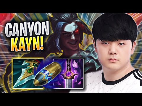 CANYON IS SO CRAZY WITH KAYN! - DK Canyon Plays Kayn JUNGLE vs Karthus! | Season 2023