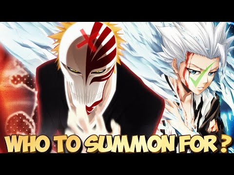 TOSHIRO OR HOLLOW ICHIGO ? WHICH ATTACKER SHOULD YOU FOCUS ON AND SUMMON FOR? -Bleach Soul Resonance
