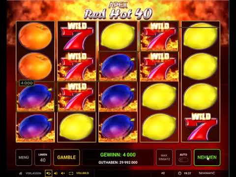 Red Hot 40 kostenlos spielen - Novomatic / Apex