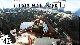 Kiting A Titanosaur :: Leading a Titano Away From My Base :: Iron Mine Ark Ep. 42 :: UniteTheClans