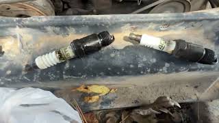 1981 Chevy C10 Square Body Cold Start | Changing Spark Plugs