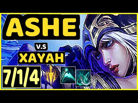 TYLER1 (ASHE) vs XAYAH - 7/1/4 KDA BOTTOM ADC GAMEPLAY - NA Ranked GRANDMASTER