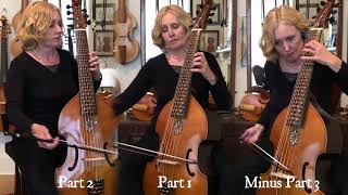 Minus part 3: Play along Jean-Baptiste Antoine Forqueray Allemande, Pièce à Trois Violes