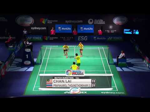 2014 THE STAR AUSTRALIA BADMINTON OPEN-QF-XD: Chan/Lai (MAS) VS Prapakamol/Thoungthongkam (THA)