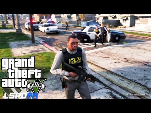 GTA 5 LSPDFR EPiSODE 102 - LET'S BE COPS - DEA PATROL (GTA 5 PC POLICE MODS) UNMARKED CHARGER