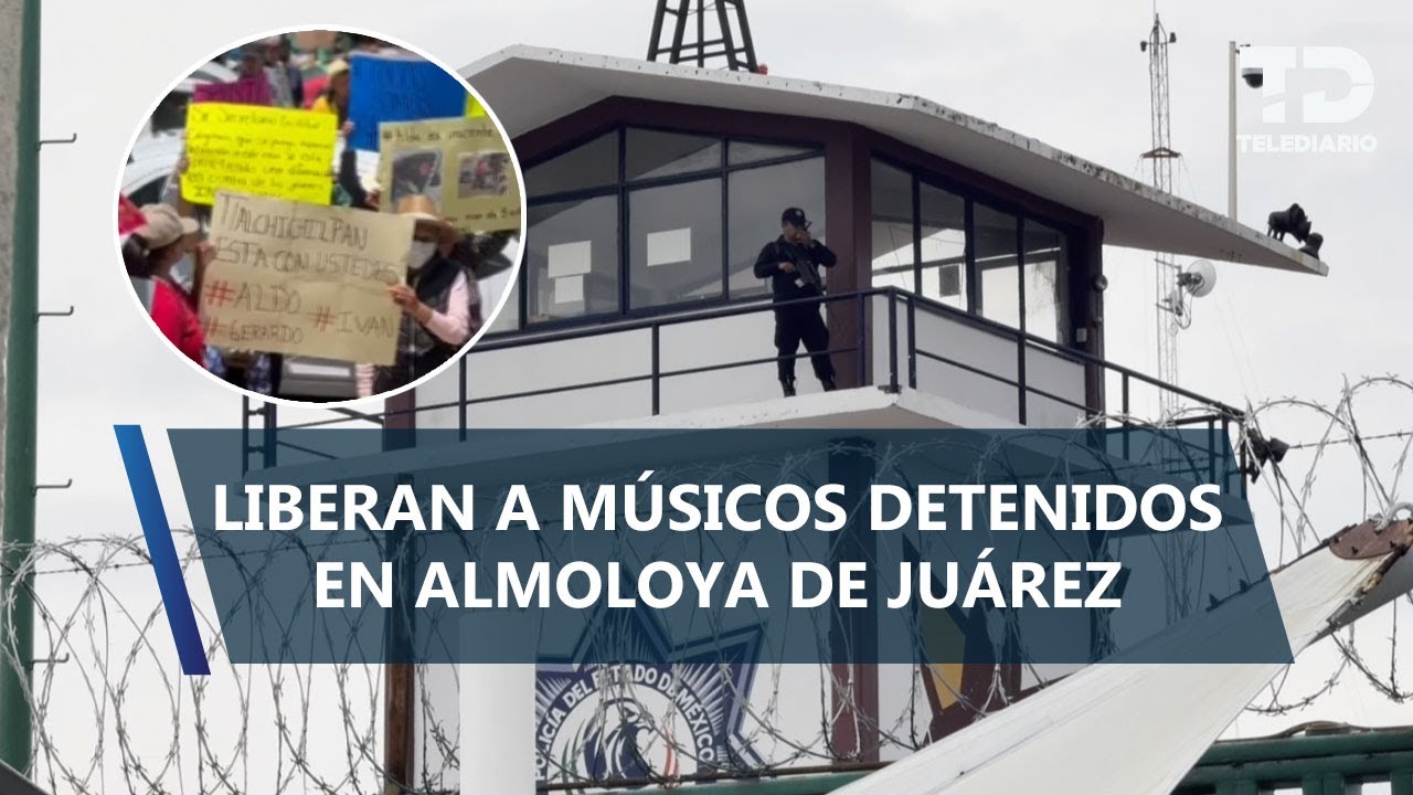 Músicos exigen liberación de compañeros detenidos en Almoloya de Juárez