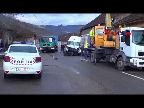 Accident cu masina in stalp la Prigor pe DN57B