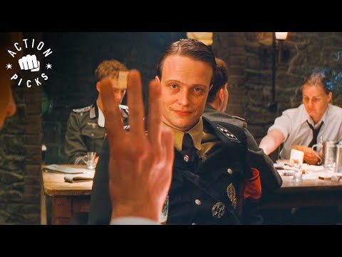 Lt. Hicox Blows His Cover (Iconic Bar Scene) | Inglorious Basterds