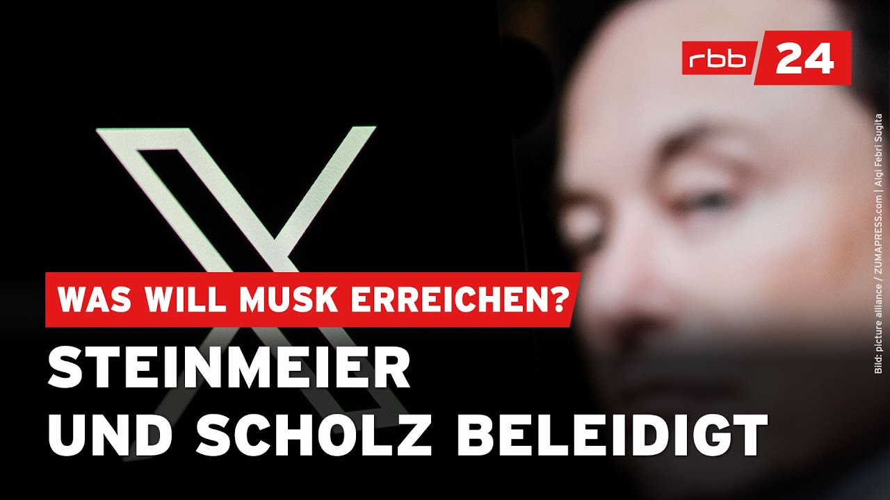 Mitten im Wahlkampf: Elon Musk beschimpft deutsche Politiker auf X