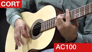 Video thumbnail for Cort AC100 OP Sound TEST 🎸 Classical Guitar for Beginners by Guitarman Guitar Gear Demos